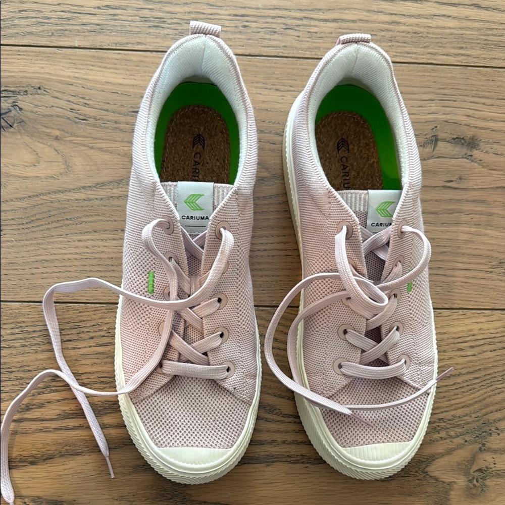 Cariuma IBI Low Women's Rose Pink Knit Sneakers
